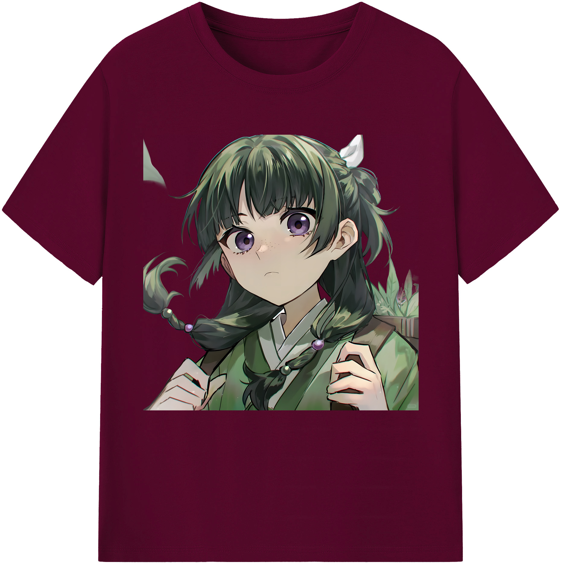 （画像用） 薬屋のひとりごと The Apothecary Diaries レディースカジュアルプリントTシャツ（綿100％）